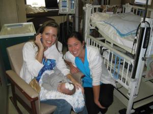 One of Judah's many precious nurses!  They were such angels to us!